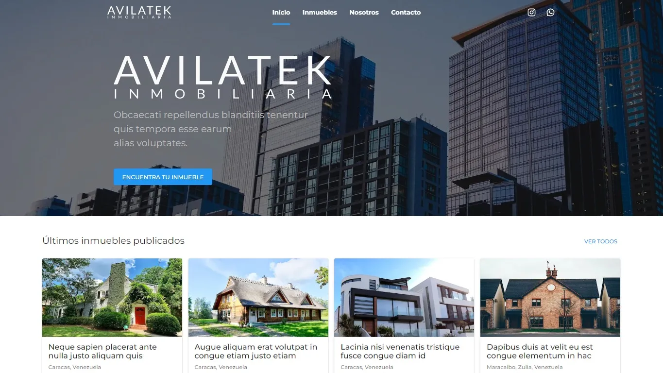 Avilatek - Home page